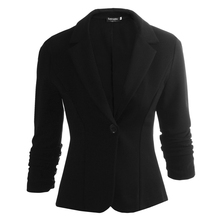 Fancyqube(TM) 2016 Women Elegant Autumn Slim Work Suit Blazer Ladies Office Short Suits Casual Basic Jackets Blazer