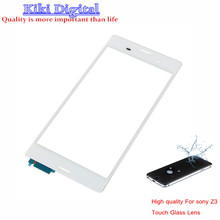 Original Quality Touch Screen Glass Lens With Sensor Digitizer Replacement For Sony Xperia Z3 D6603 L55T White