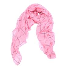Fashion Lady Women Blanket Plaid Scarf Cozy Checked Tartan Scarf Shawls Pashmina Scarves FEAL S236