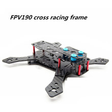 NEW arrived DIY mini drone FPV190 cross racing quadcopter pure carbon fiber frame unassembled