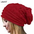 New Arrival Echo657 Fashion Women Winter Crochet Hat Wool Knit Beanie Warm Caps Nov 11