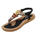 Big Size Woman Sandals Women s Summer Beach Flip Flops Beading Bohemia Hawaii Slippers Sandal Zapatos