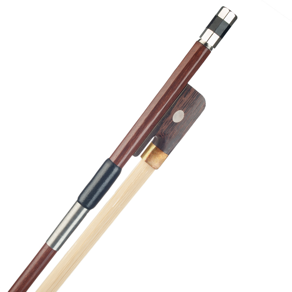 2021 Double Bass Bow 1/2 French Style Brazilwood Parisian Eyes Round