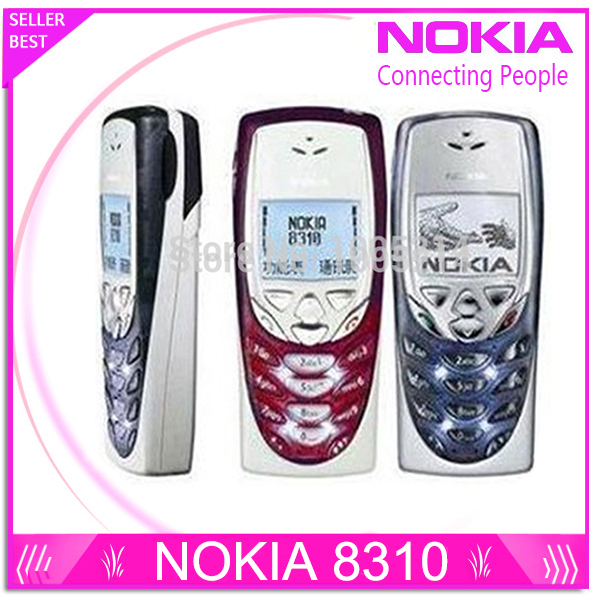Refurbished 8310 original unlocked nokia 8310 cell phones post free shipping