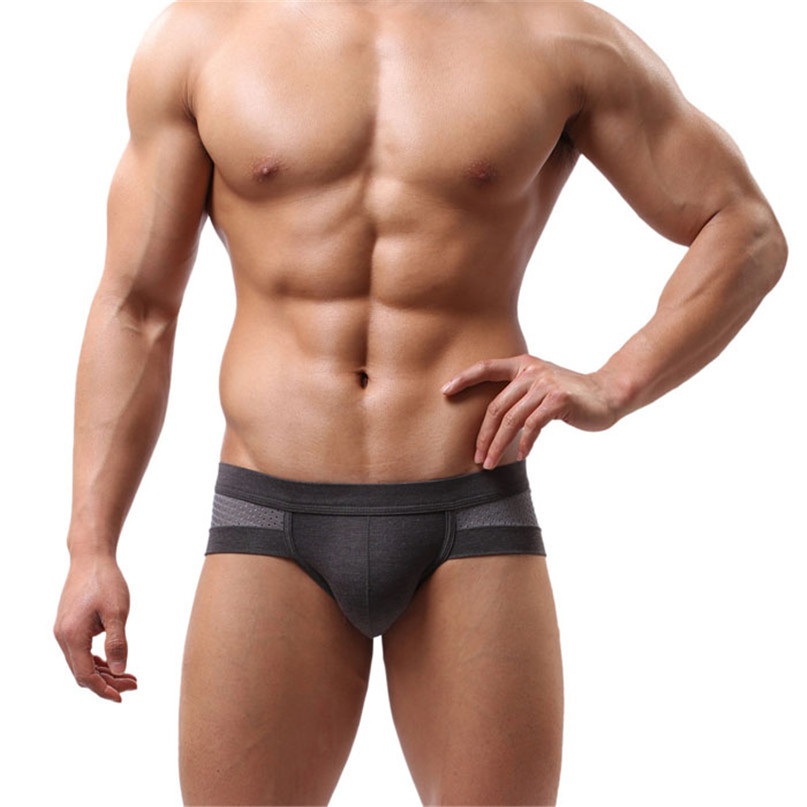 Image of Modern 2015 Fashion Net breathable Men's Sexy Cotton Underwear shorts men underpants Soft Briefs clothes Jul23