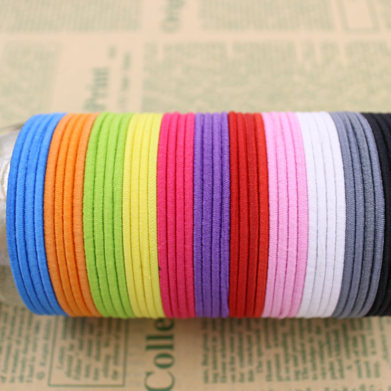 Image of Brand(KAKU) 20pcs/bag Certified Products 2015 New 4.5CM Hair Holder Rubber Bands Hair Elastic Accessories Girl Women Tie Gum