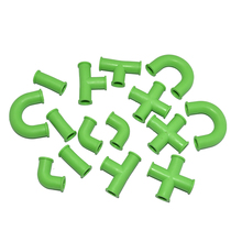Гибкая DIY Могут Соединяться Сосание Соломка Трубы Puzzle Игрушки