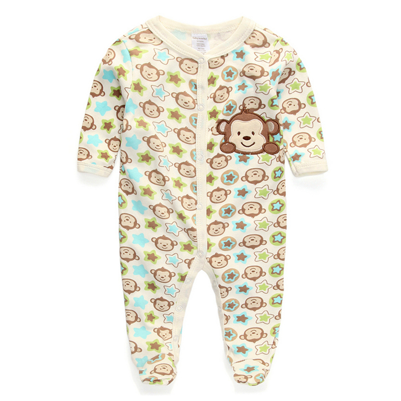 100% Cotton Baby Rompers Wear Jumpsuits Kids New Born Baby Boy Girl Clothes Infant Clothing 