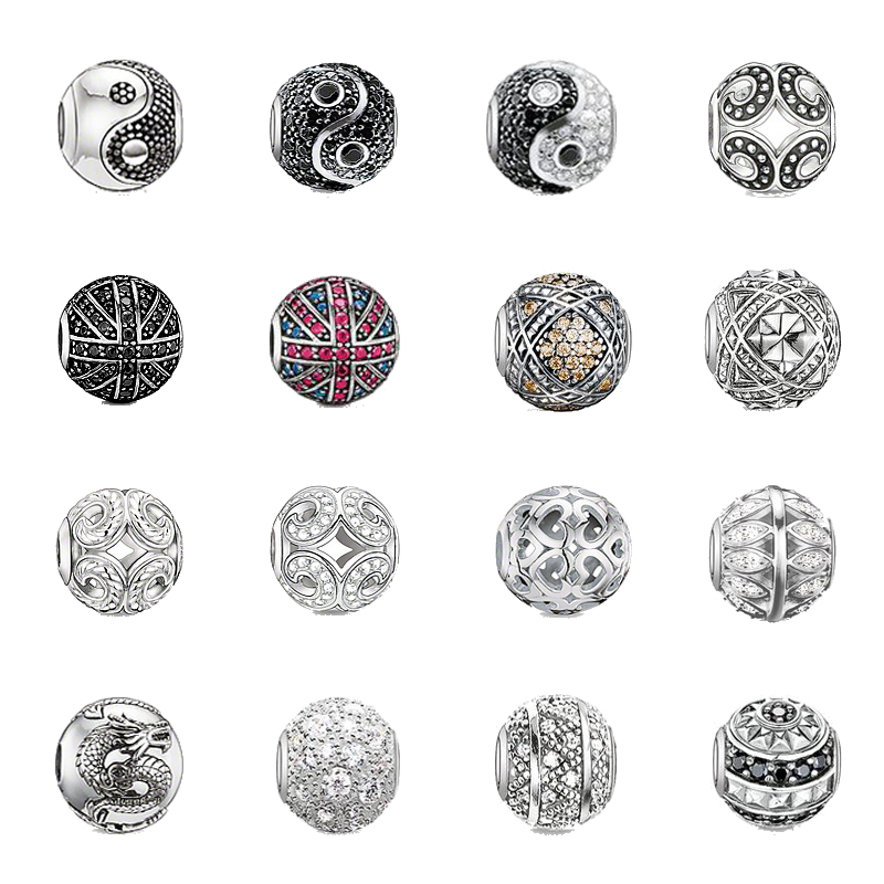 Image of DIY Charms Beads fit Pandora Chain Necklace Bracelets a variety of Beads for Women Men Jewelry