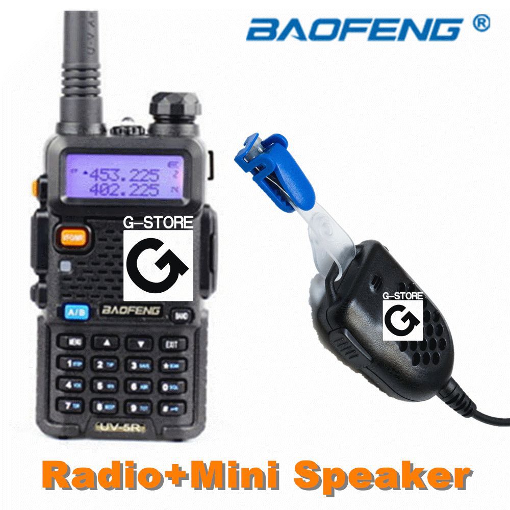 Baofeng -5r   VHF / UHF     Tranceiver +    MT68-PK01 / Mic 