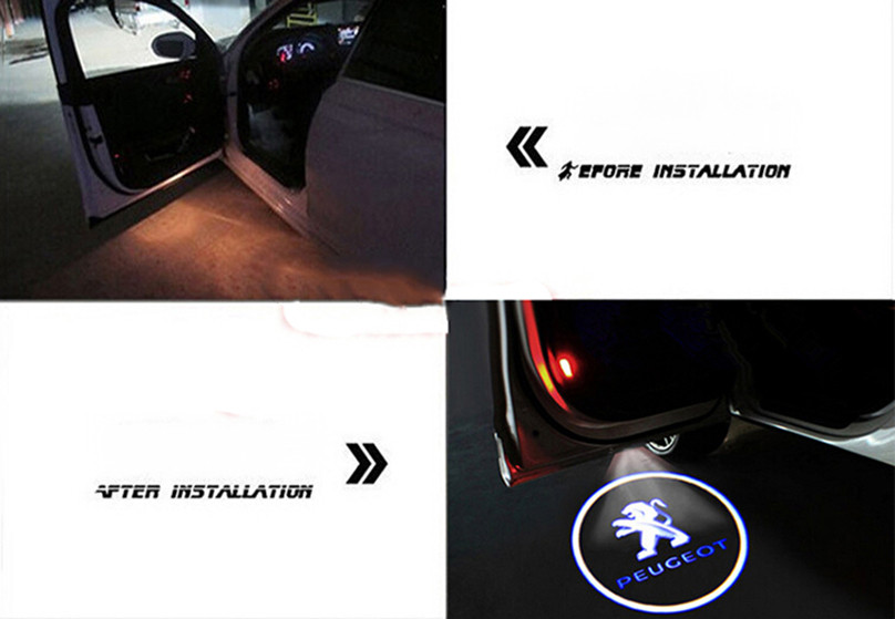 Peugeot-LOGO-Car-LED-Emblem-Welcome-Light-Door-Step-Ground-Projecting-Lamp-For-Peugeot-308SW-308CC