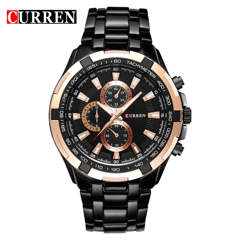 Image of Curren Fashion Watches Stainless Steel Brand boys Wristwatches Men Fashions Clock Analog Quartz Dress Men's Sport Watches,W8023