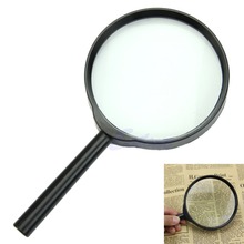 A96 Free Shipping 5X 100mm Hand Held Reading Magnifier Magnifying Glass Lens Jewelry Loupe Zoomer