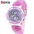 OTS New Fashion Multifunction LED Digital Waterproof Alarm Kids Child Boy Sports Wrist Watch