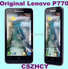 5pcs/lot Original Lenovo P770 Unlocked MTK6577 Cell phone Dual SIM Dual Core Mobile Phone IPS WIFI  5mp DHL EMS Free shinpping