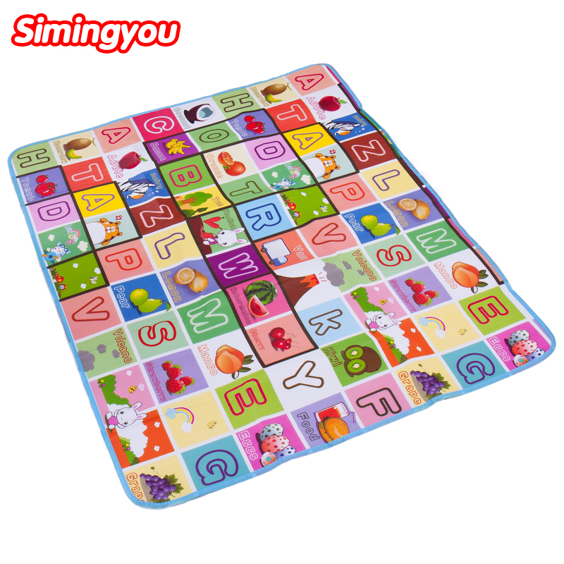 Simingyou 2016 Baby Mats 180*150cm Play Carpet For Kids Baby Puzzle Play Mats Baby Toys Mat Kids Rug Baby Gym Activities Toys