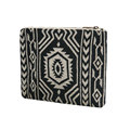 Retro Ethnic Style Pattern Hand held Bag Change Purse Women Fashion Casual Zipper Wallet Vintage Print