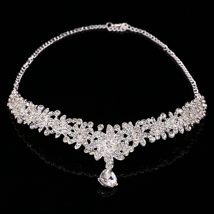 Hair Accessories For Women Fashion Crystal Hair Headpiece Charms Head Bands Bridal Crown Hair Jewelry