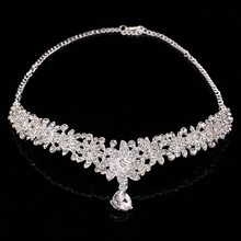 Hair Accessories For Women Fashion Crystal Hair Headpiece Charms Head Bands Bridal Crown Hair Jewelry