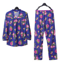 Song Riel brand autumn cotton pajamas comfortable tracksuit fresh printing female long sleeved suit Huai Lixiang