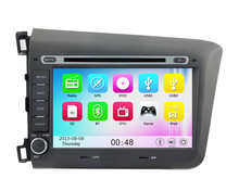 Wince 6.0 MT3360 3G WIFI HD 1080P Car DVD Player GPS Navigation System Radio Stereo For Honda CIVIC 2012 2013 2014