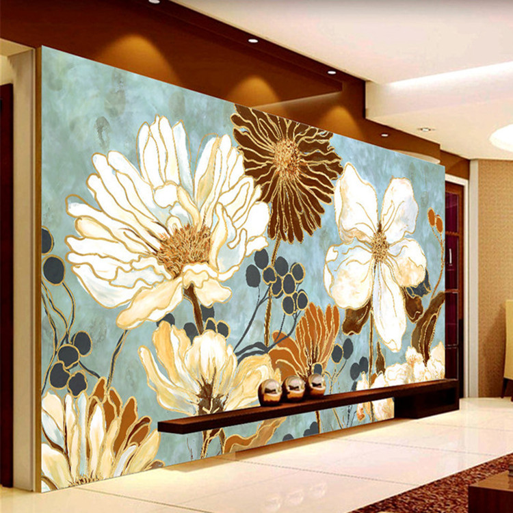 vintage 3d wallpaper painting flowers wall murals custom photo wallpaper kid bedroom kitchen art room decor shop interior design - Shop Bedroom Decor vintage 3d wallpaper painting flowers wall murals custom photo wallpaper kid bedroom kitchen art room decor shop interior design - Shop Bedroom Decor