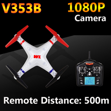 WLtoys V353B 4CH 6-Axis Gyro RC Quadcopter with Headless Mode Drone Remote Distance 500M WL V353B RTF Update version of V353