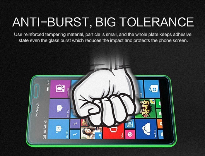 Image result for Tempered Glass Film Screen Protector for Nokia/Microsoft Lumia 650 Mobile Phone