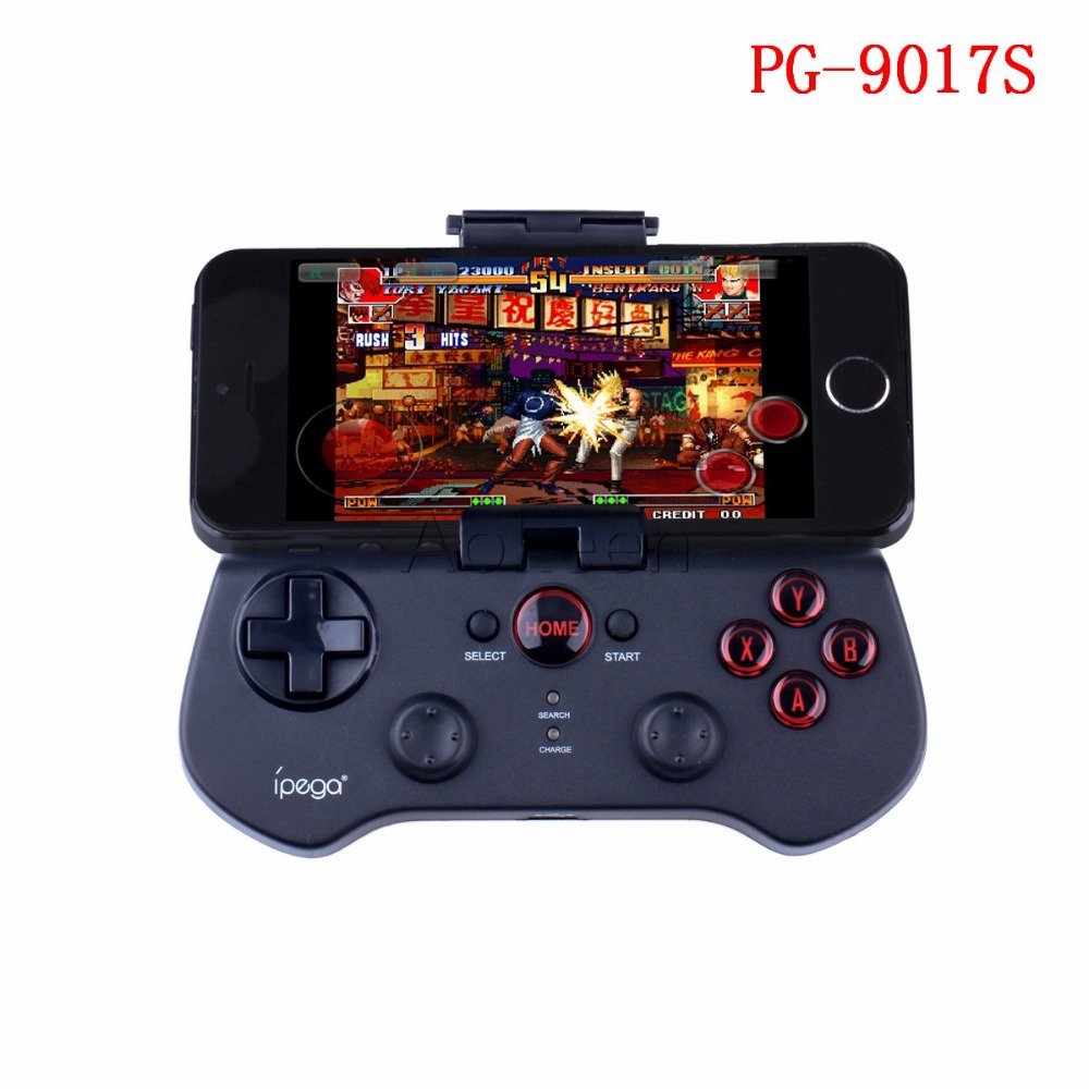 Wireless Bluetooth Game Controller for iPhone Android Phone Tablet PC Gaming black