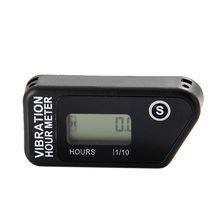 Water proof LCD wireless Vibration Hour meter counter For Motocross engine boat Snowmobile motorcycle chainsaw ATV