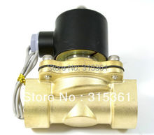 Free Shipping Electric Solenoid Valve Water Air N/C 220V AC 3/4″ 2W200-20 Option DC12V,DC24V or AC110V
