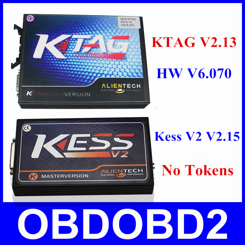     KTAG V2.13 + V2.15 KESS V2 OBD2      -tag  TAG HW 6.070  