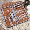 Professional 15 Pcs Manicure Set Stainless steel Nail Clipper Kit Nail Cuticle Clippers Pedicure Scissor Ear