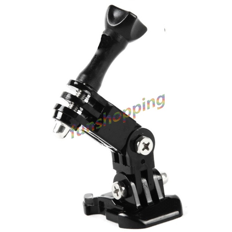 Black-3-way-Adjustment-Base-Mount-Pivot-Arm-Adapter-For-Chest-Strap-For-GoPro-Hero-4 (1)