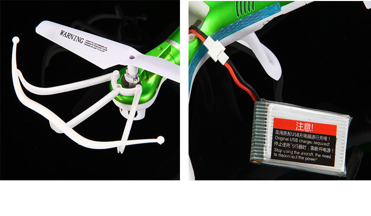 JJRC H5P 6-Axis Gryo With 2.0MP Camera One Key Return Headless Mode RC Quadcopter RTF 2.4GHz (with 1100mAh Battery )