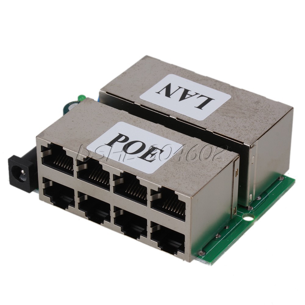 802.3af 8 Ports Passive POE injector Power Supply Module For AP IP Camera Phone