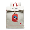 Famous Brand 2016 New Fashion Backpack Women Cute Cartoon Print Casual Bag All match Flap Snap