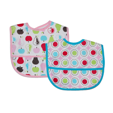 New Arrival 2 Pieces New Baby Bibs Towel Saliva Waterproof Kids Cartoon Pattern Toddler Lunch Bibs Burp Clothes