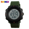 SKMEI Men Big Dial Sports Watches Multifunction Chronograph 50M Water Resistant Alarm Back Light Date Digital