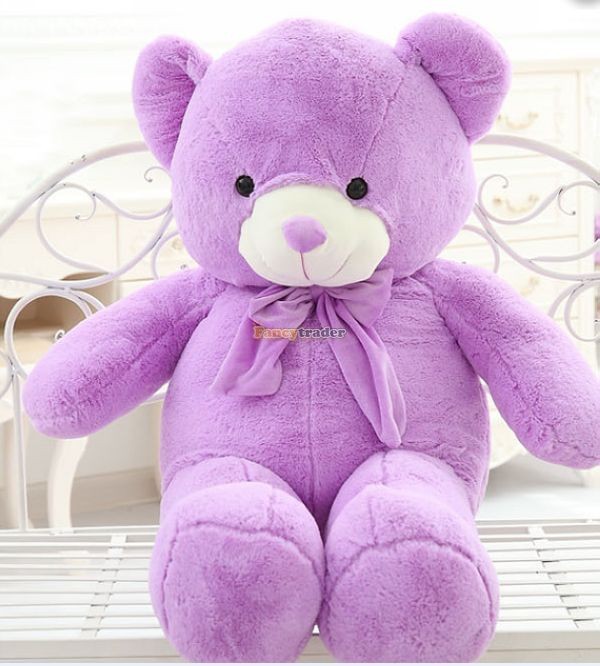 giant purple teddy bear