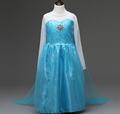 High Quality Summer Style Baby Girls Dresses Anna Elsa Dress Kids Cartoon Cosplay Costume Girl s