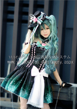 Japanese anime Anime Vocaloid cosplay costumes for women adults Singing Dragon Hatsune Miku deluxe halloween Costumes