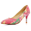 New Fashion Women Pumps Thin High Heel Pumps Print Shoes For Women Pointed Toe Sexy Party