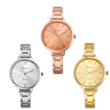 Relojes Mujer 2016 Fashion Geneva Watch Women Narrow Width Stainless Band Wist Watches Relogio Reminino Montre Femme
