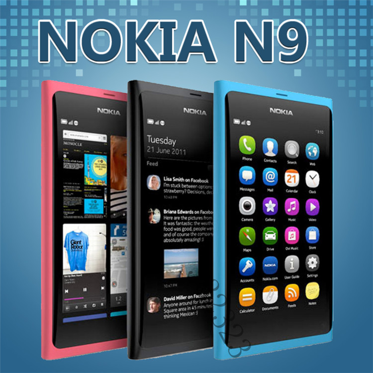 Nokia N9    WIFI GPS 8MP 3  WCDMA MeeGo OS 16  64  ROM 