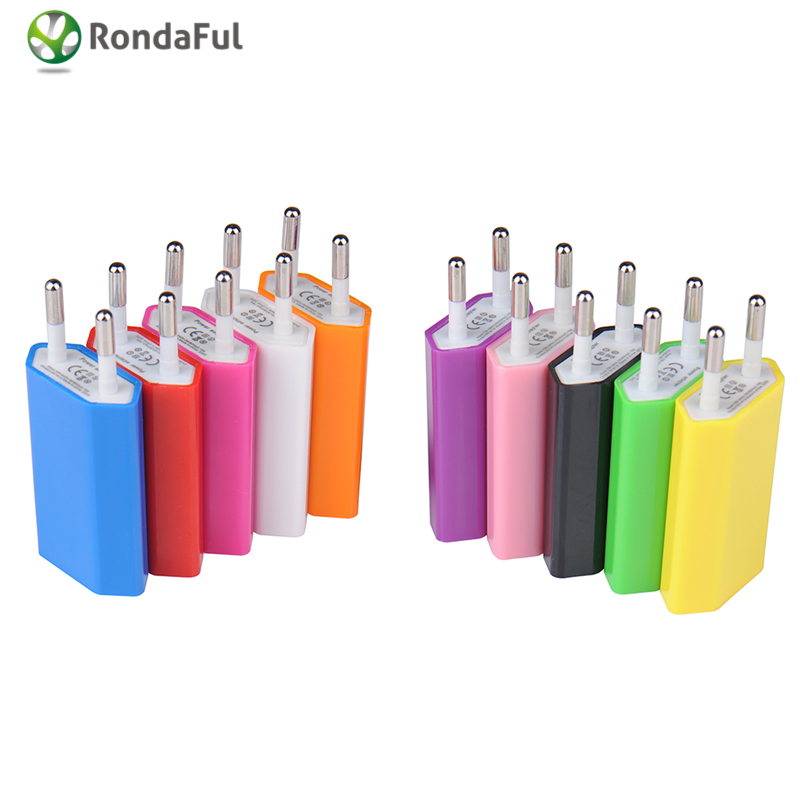 Image of Candy Travel EU Plug USB Wall Charger Home Wall AC Charger Adapter for Samsung Galaxy S5 Note 4/Edge LG mobile phone charger