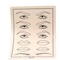 5pcs high quality Permanent Makeup Eyebrow lips tattoo practice skin Training Skin Set For Beginners for