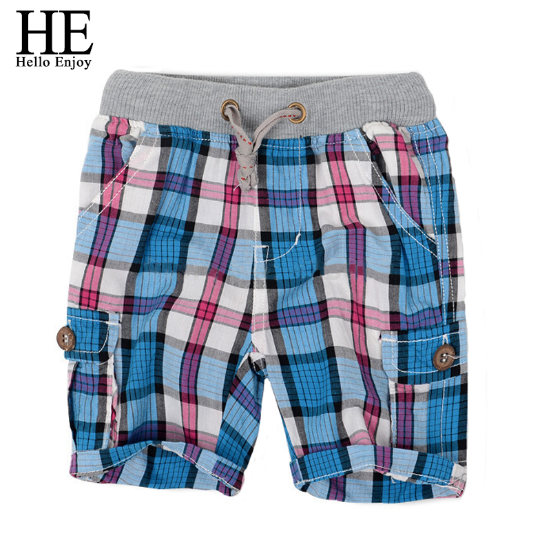 Retail 2016 fashion plaid baby boys shorts summer children chothing kids boys trousers free shipping
