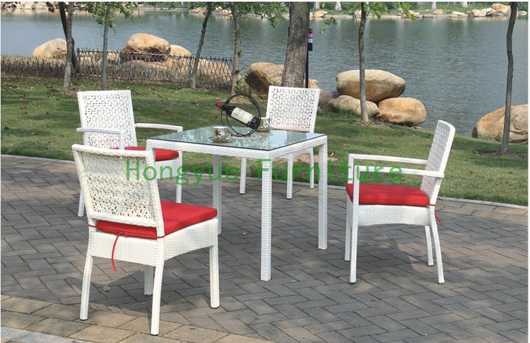 rattan outdoor dining furniture with cushion