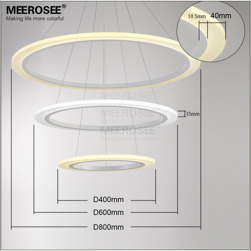 MD5057 modern lighting chandelier LED Ring light lamp led light fixtures (12)
